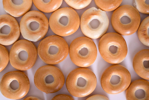 RawJoy Pack 12 Fresh New York Plain Bagel by | Delicious Fresh Plain