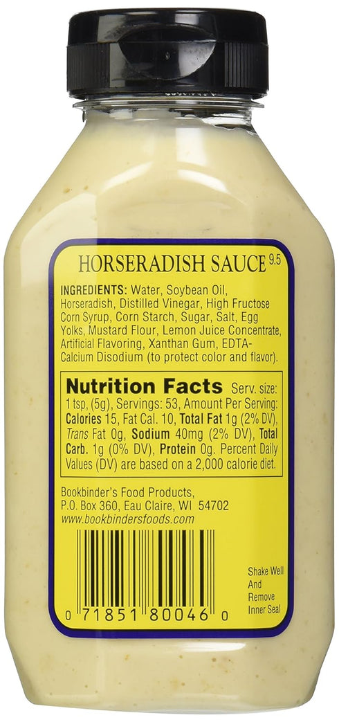 Bookfinder's Horseradish Sauce, 9.5 oz