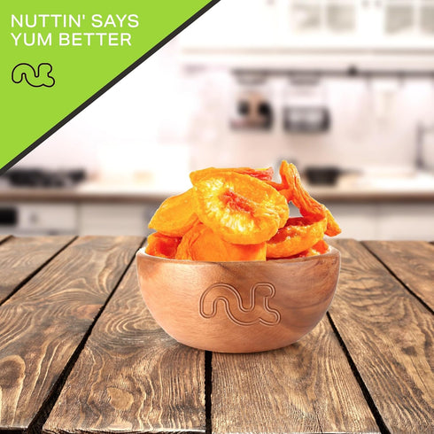 (8oz, 1 Pack) NUT CRAVINGS - Dried California Peaches, No Sugar Added, Unsweetened Sweet Healthy Snack, Vegan, Kosher