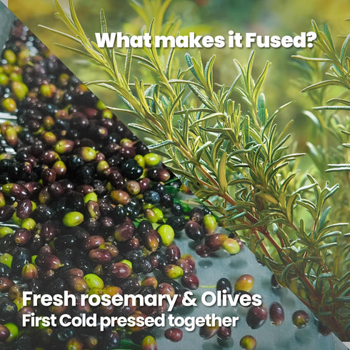 250 ML Firma First Cold Pressed Extra Virgin Olive Oil With Rosemary, Single Origin Unblended & Unfiltered Tunisian