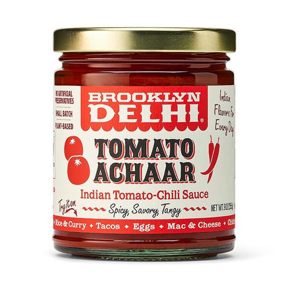 Brooklyn Delhi Tomato Achaar - 9 Ounces - Savory, Spicy, and Tangy