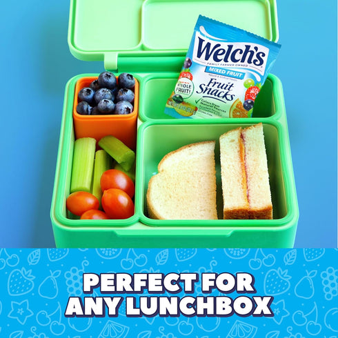 Summer 0.8oz Packs (Pack 60) Welch's Fruit Snacks, Mixed Fruit & Fruits Snack Box, Gluten Free, Snack