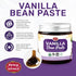 Spicy World 4oz 100% Vanilla Bean Paste Jar - All Natural & Pure - Made with Organic Agave Syrup - For Cooking, Baking