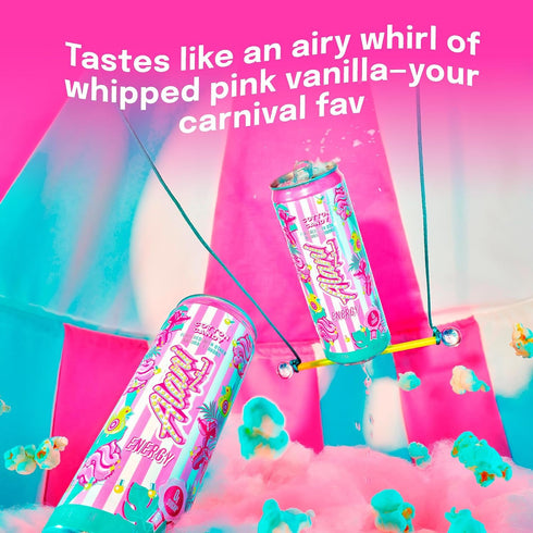 (Pack 12) Alani Nu Cotton Candy Sugar Free Energy Drink