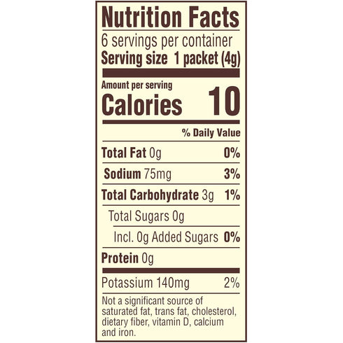 Country 6 Packets Time Zero Sugar Lemonade Naturally Flavored Powdered Drink Mix, ct On-the-Go