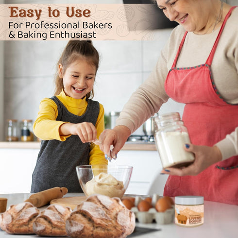 75 Living Dough - Year Old Einkorn Wheat Flour Ancient Grain Sourdough Starter Culture - Active & Live Organic
