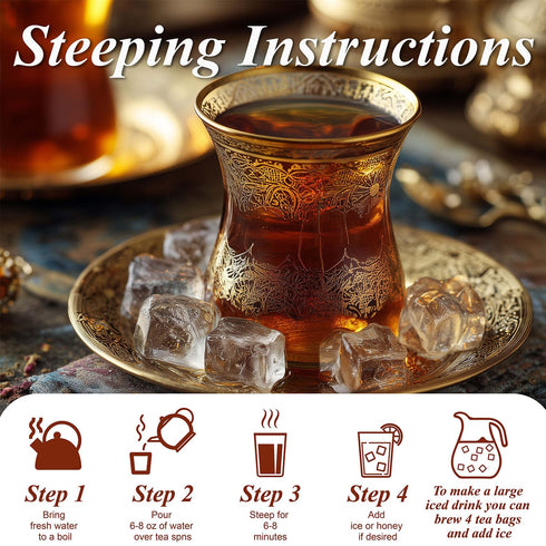 50 Count, CO2 6 WT WEETEE Decaf Chai Tea Bags Blend Decaffeinated Black Tea with Spices Chai, Rich & Cinnamon Aroma