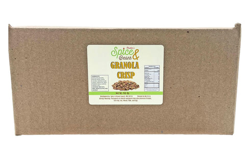 10 lbs. Granola Crisp | Yogurt & Cereal Enhancer | Dessert Topping | By Dasher's Spice & Beans |