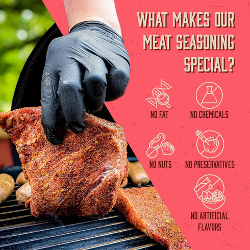 DennyMike’s Sublime Swine Seasoning Blend - All Natural Spices, Low Sodium and Keto-Friendly BBQ Rub, 7 oz