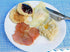 Julia's Pantry Country 8oz Hickory Smoked Cured Ham Biscuit Slice, Drop Biscuits and Black Cherry Jam Gift Box