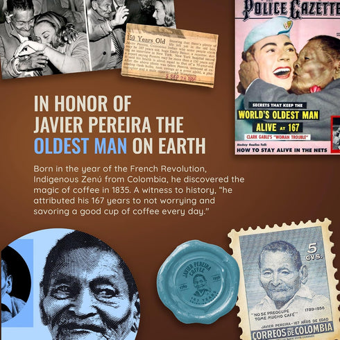 100% 8.8 oz Javier Pereira Coffee Colombian Specialty Coffee Ground Sweet Boost Medium Roast Arabica Smooth Fruity