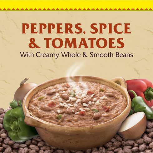 Rosarita 16 oz No Fat Refried Beans with Zesty Salsa