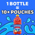 1 64 oz Capri Sun Flavored Juice Drink Blend with Other Natural Flavor, Bottle, for School Lunches and On-the-Go