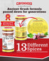 8 oz (pack 4) 4 Pack Cavender's All Purpose Greek Seasoning - of and exclusive Cavender's Recipe box!