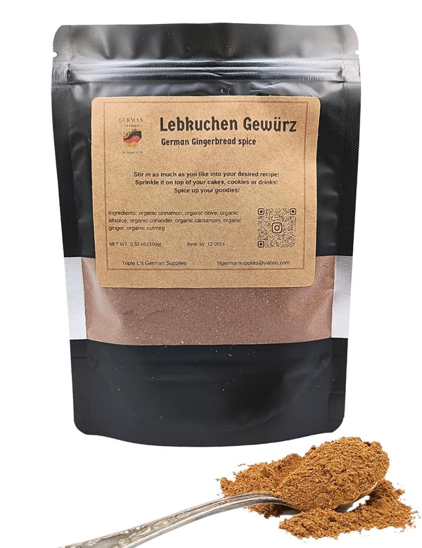 100g Lebkuchen Gewuerz, German Gingerbread Spice, Cinnamon Seasoning