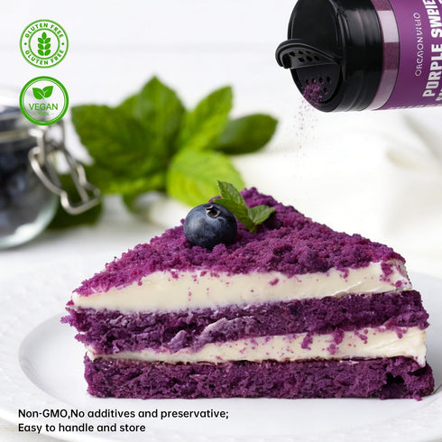 100% (4.76oz) Organic Freeze-Dried Purple Sweet Potato Powder | No Sugar Added: Natural Food Coloring & Flavor