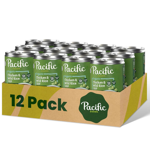 Pacific Foods Organic Lightly Salted Chicken and Wild Rice Soup, 16.3 oz
