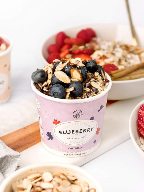 1.83 OZ Mylk Labs Cultivated Blueberry & Vermont Maple Oatmeal Cup