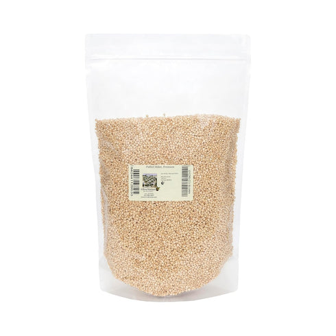 1 lb OliveNation Organic Millet Puffs, High Protein Healthy Grain for Breakfast, Baking, Cooking, Snacking, Non-GMO