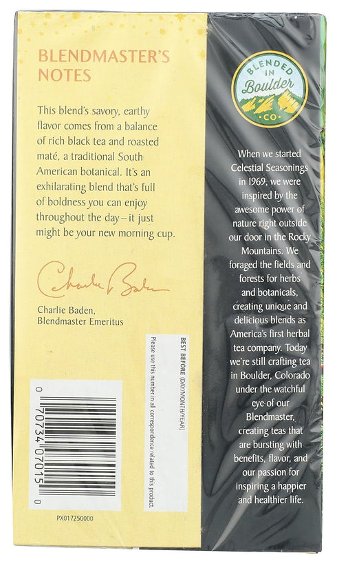 20 Celestial Seasonings Morning Thunder Tea, ct