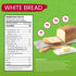 40 (2 WiO SmartFoods White Bread Sliced, Slices Loaves), Low-Carb, Keto-Friendly, Fat-Free, Sugar-Free, Perfect