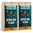 ONE IN A MILL Semolina Flour 2 LB Pack of 2 | High Protein Durum Wheat
