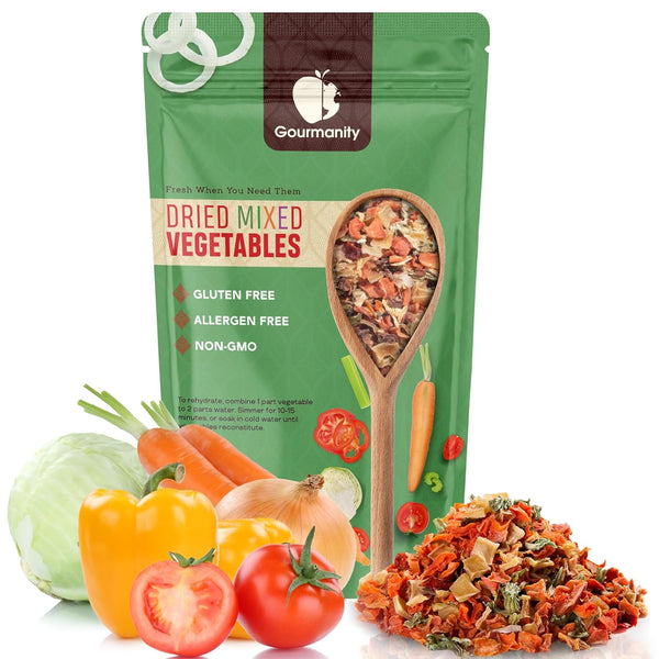 1lb Tasty Vegetable Soup Blend, Dehydrated Vegetables for Ramen Toppings, Stews, and