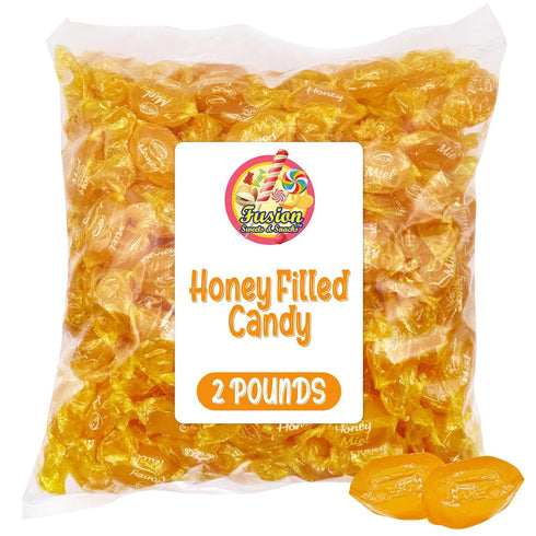 Honey Filled Hard Candy - Individually Wrapped Honey Hard Candy - 2