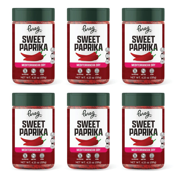 Pereg Sweet Paprika Spice (4.25 oz x 6 Pack) - Mediterranean &