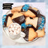 (10 Stern's Bakery Hanukkah Cookie Gift Box Cookies) Menorah & Dreidel Shortbread Chocolate Cookies Gourmet Holiday