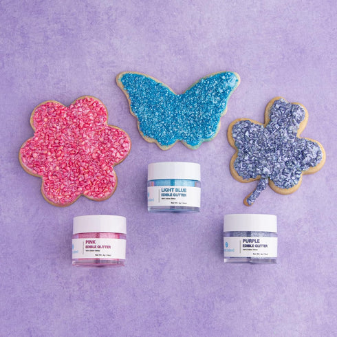 4 Sweets Indeed, Edible Glitter, Perfect for Drinks, Cocktails, Beverages & Cake Decorating, Dessert Cake Topper, Gift