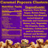20 oz Stonehedge Farms Gourmet Caramel Popcorn Clusters | Reclosable Container | Mix Of Pop corn, Cashews, Almonds