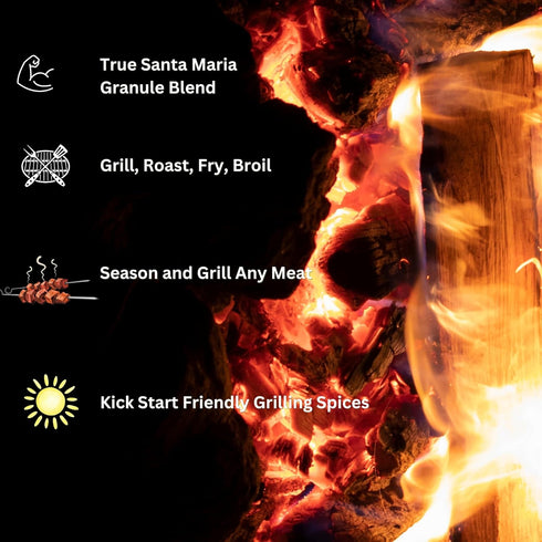 Tolosa Pointe 14 Oz (396g) All Que Santa Maria Seasoning & BBQ Rub for Chicken, Steak, Pork, Ribs, Prime Rib Roast, BBQ