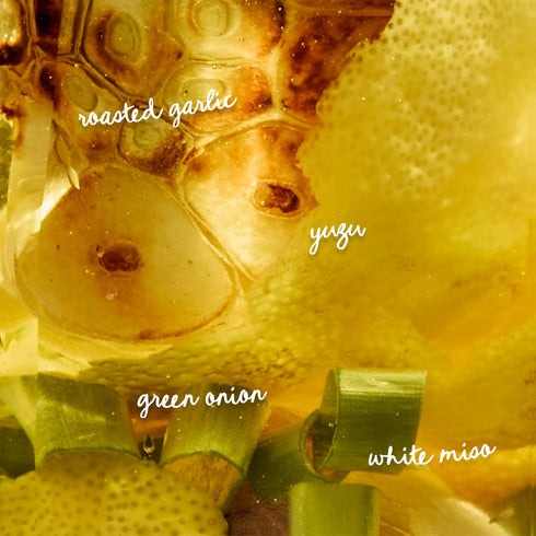 (12.7 oz) Omega-9 Algae Cooking Club Nara's Roasted Garlic Oil fl With Hints of Yuzu & Miso Perfect for Drizzling