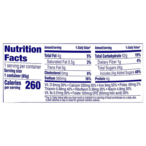 Cream of Wheat 2.29 (Pack 6) Instant Hot Cereal To-Go Cups, Maple Brown Sugar Walnut, Ounce