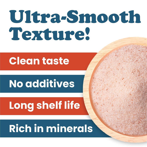 10 Packed Food to Live Himalayan Pink Salt, Pounds Extra Fine Grind, Pure, No Additives, No Preservatives, Vegan