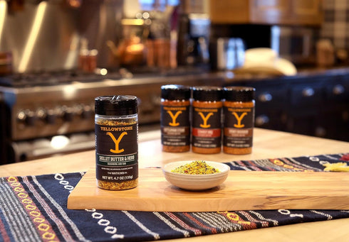 Yellowstone Skillet Butter & Herb Seasoning and Rub, 4.7oz