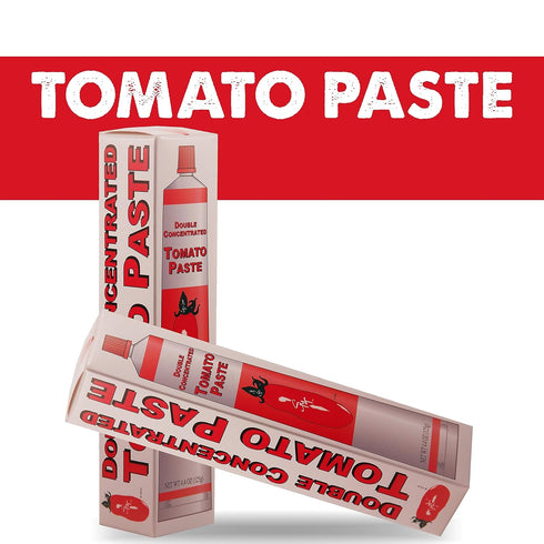 SMT San Merican Tomato Double Concentrated Tomato Paste, Imported from Italy, 4.4 oz, 2-Pack
