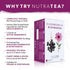 Nutra Tea - Elderberry & Echinacea Tea, Immunity Herbal Tea with 40 Tea Bags, 2 Pack
