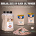 TAJ Gourmet Foods 7-Ounce (200g) TAJ Black Salt Powder | Kala Namak | Vegan & Gluten Friendly, GMO Free