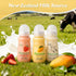 280ml 3-Pack Yogurt Drink Reusable Glass Bottle, Mixed Flavors Drinkable Yogurt - Fun Gift Box, Birthday & Holiday