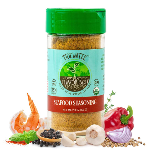 Organic Seafood Seasoning - Tidewater by Flavor Seed, All Purpose Fish Seasoning