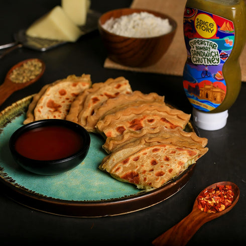 200g Spice Story Bombay Sandwich Chutney, Indian Street Style Sandwich Chutney Made with Fresh Coriander and Green