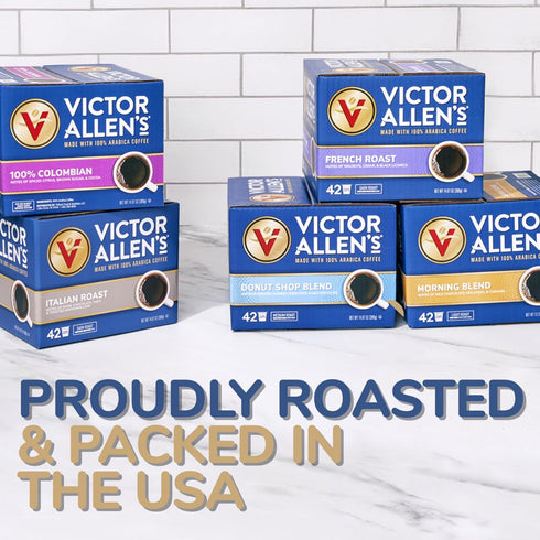 Victor Allen's Coffee Morning Blend, Light Roast, 12 Count, Single Serve Pods for Keurig