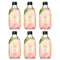 Tomomasu Japanese Peach Cider Soft Drink (6 Pack, Total of 60fl.oz)