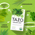 16 TAZO Organic Zen Green Tea, Caffeinated Tea with Refreshing Lemongrass & Spearmint, Total Bags