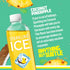 17 oz (Pack 12) Sparkling Ice, Coconut Pineapple Sparkling Water, Zero Sugar Flavored Water, with Vitamins