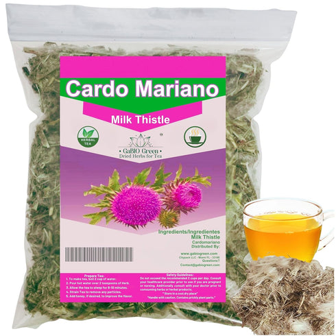 Gabio Green Cardo Mariano - Milk Thistle Loose Tea (4.1 oz/116.2 gr) Cardomarin Herbal