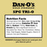Dan-Os SPG Tri-O Seasoning Salt, Pepper & Garlic Blend Medium Bottle Premium All Purpose SPG for Steak, Chicken
