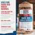 (5 Yecora Rojo Hard Red Wheat Berries by Grand Teton Organic Wheat | Organic Hard Red Spring Wheat Berries for Baking